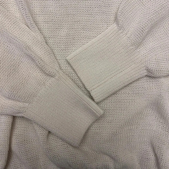 Madewell Plus Loose-Knit Crewneck Bright Ivory Sweater Neutral Preppy NWOT - Picture 8 of 13